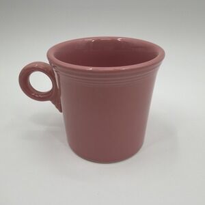 Fiestaware Rose Pink Coffee Mug with Ring Handle HLC